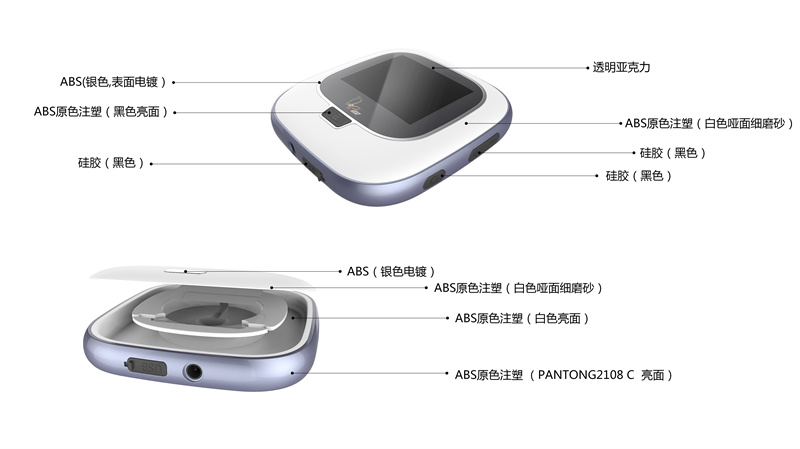 健康按摩儀產(chǎn)品外觀設計，健康產(chǎn)品設計案例